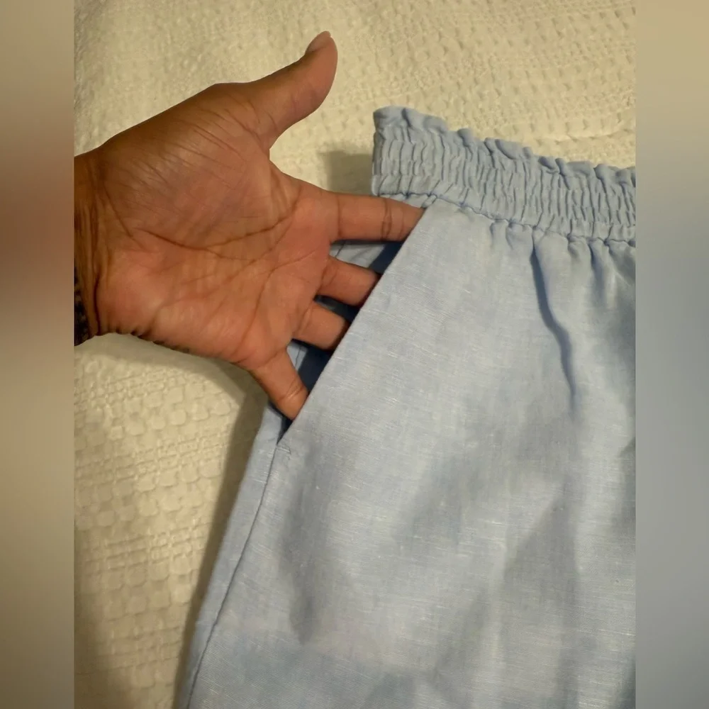 NWOT Pure Navy Light Blue Women's Shorts Size M - Picture 4 of 10